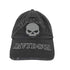 ハーレーダビッドソン HARLEY-DAVIDSON SKULL WASHED CAP メンズ ONE SIZE