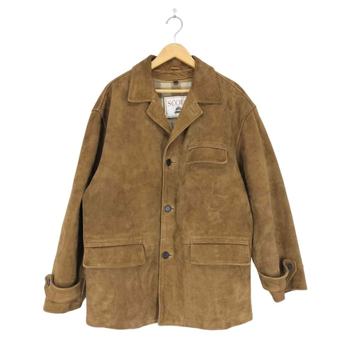 SCOUT suede ライナー付きスエードジャケット メンズ