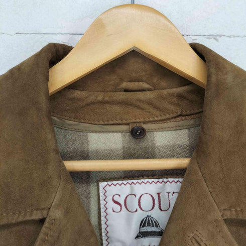 SCOUT suede ライナー付きスエードジャケット メンズ
