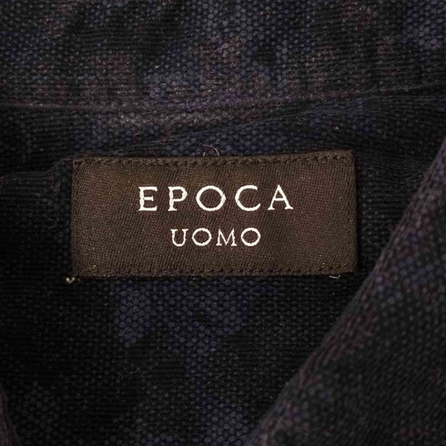 エポカウォモ Epoca uomo ジャガード 長袖 シャツ メンズ 46