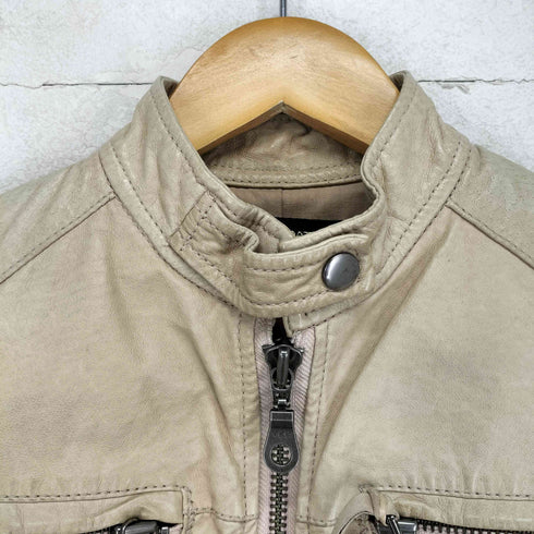 ラブボート LOVE BOAT pig leather ピッグレザー シングルライダースジャケット レディース JPN:S