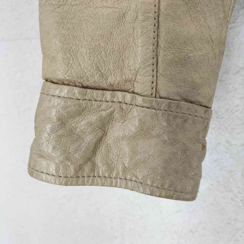 ラブボート LOVE BOAT pig leather ピッグレザー シングルライダースジャケット レディース JPN:S