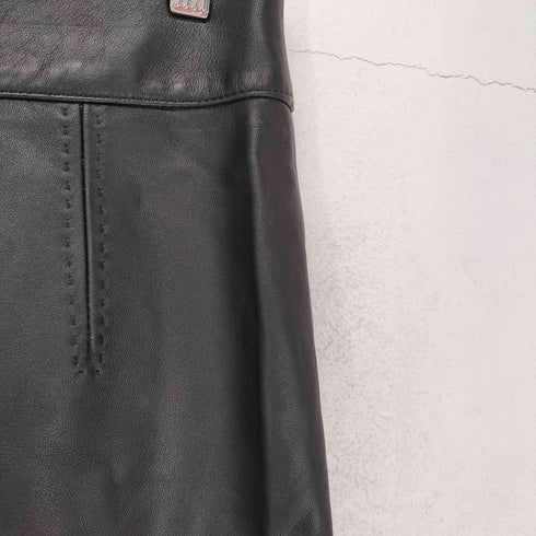 lamb leather ラムレザースカート レディース 3XL
