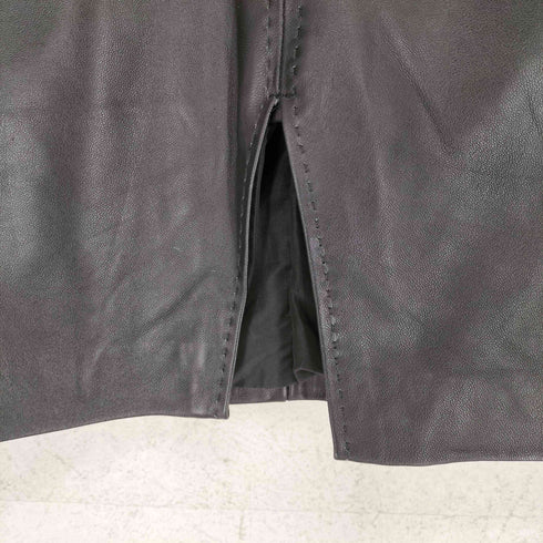 lamb leather ラムレザースカート レディース 3XL