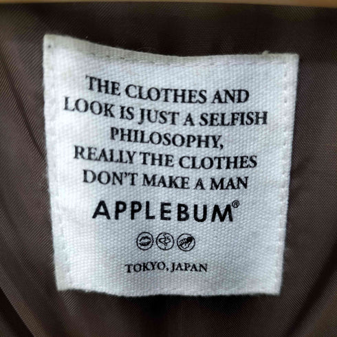 アップルバム APPLEBUM ピスタグ ジャケット メンズ