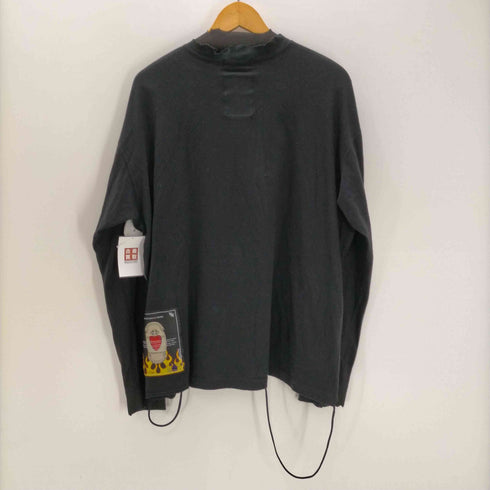 テンダーパーソン TENDER PERSON ABSURD pizi88 別注 Case God makes no mistakes AGENT プリント L/S Tシャツ ボロ 襤褸 メンズ JPN:4