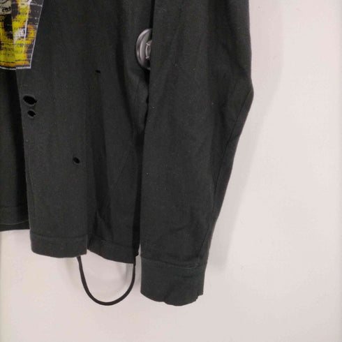 テンダーパーソン TENDER PERSON ABSURD pizi88 別注 Case God makes no mistakes AGENT プリント L/S Tシャツ ボロ 襤褸 メンズ JPN:4