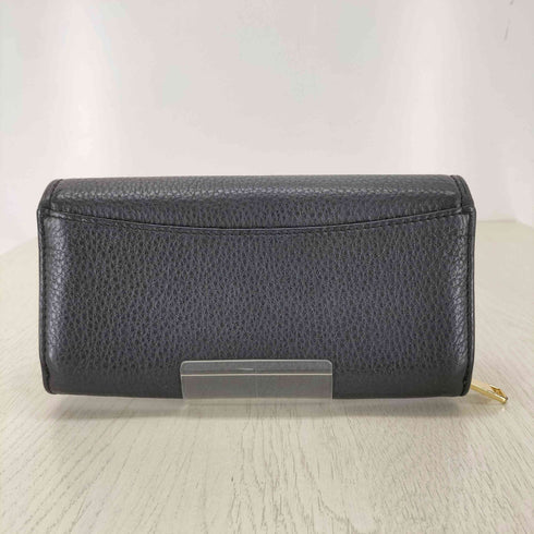 トリーバーチ TORY BURCH メタルロゴ レザー 長財布 シボ革 レディース