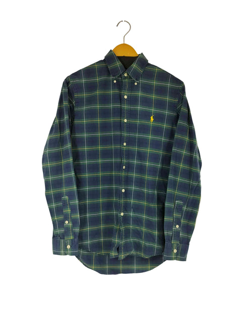 ラルフローレン RALPH LAUREN チェック柄ボタンダウンシャツ メンズ import:S