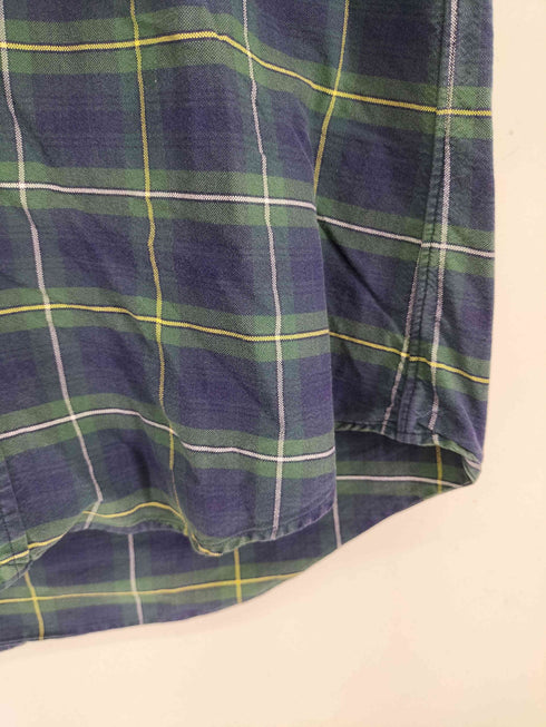 ラルフローレン RALPH LAUREN チェック柄ボタンダウンシャツ メンズ import:S