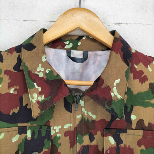 ユーロミリタリー Euro military スイス軍 M-83 アルペンカモ フィールドジャケット メンズ EUR:52