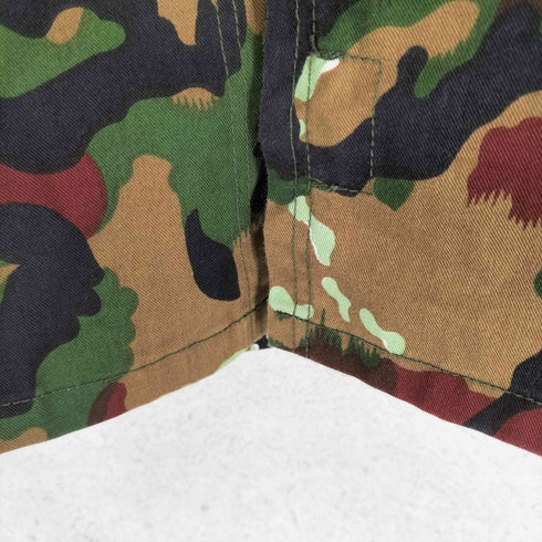 ユーロミリタリー Euro military スイス軍 M-83 アルペンカモ フィールドジャケット メンズ EUR:52