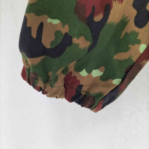 ユーロミリタリー Euro military スイス軍 M-83 アルペンカモ フィールドジャケット メンズ EUR:52