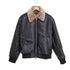 エイチアンドエム H&M フェイクレザー ムートン ジャケット メンズ JPN:M