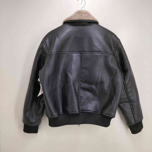 エイチアンドエム H&M フェイクレザー ムートン ジャケット メンズ JPN:M