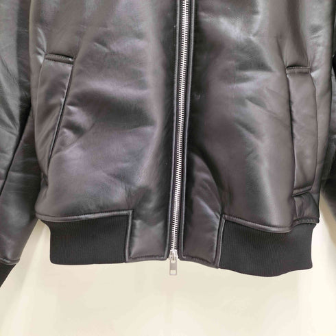 エイチアンドエム H&M フェイクレザー ムートン ジャケット メンズ JPN:M