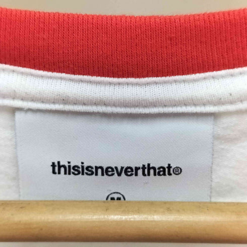 ディスイズネバーザット thisisneverthat ノーマルウォッシュ加工 フロント プリント Tシャツ メンズ JPN:M