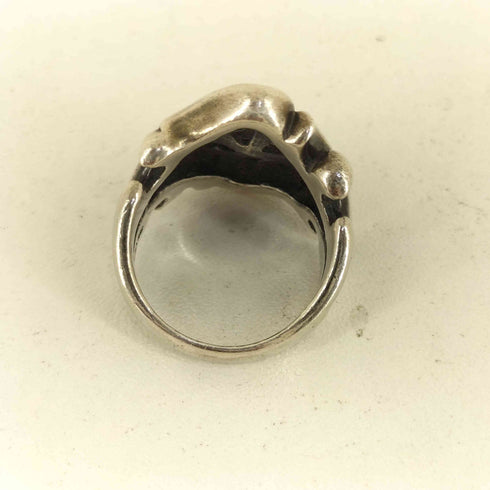 Shin's Sculpture SILVER925 Large Scross Ring メンズ 21.5号
