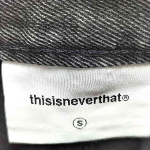 ディスイズネバーザット thisisneverthat デニムハーフパンツ メンズ JPN:S
