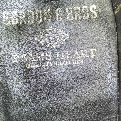 ビームスハート BEAMS HEART GORDON&BROS vibramソール 内羽根 ストレートチップ ドレスシューズ メンズ UK:7