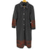 COUNTY CLOTHING ステンカラーコート コンチョボタン レディース import:S