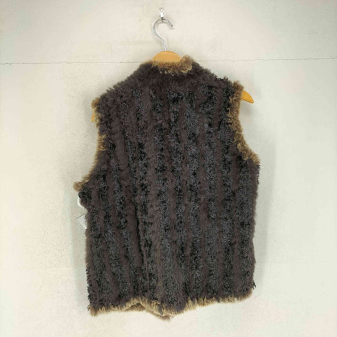 SOIREILA rabbit fur ラビットファー リバーシブルベスト レディース JPN:L