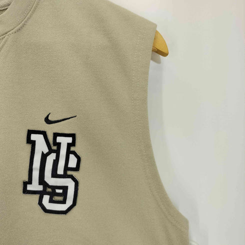 ナイキ NIKE 00s グレータグ スウッシュ刺繍 NSワッペン スウェット ノースリーブ メンズ import:M
