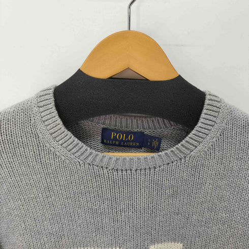 ポロラルフローレン POLO RALPH LAUREN RLロゴ クルーネック コットン ニットセーター メンズ import:L