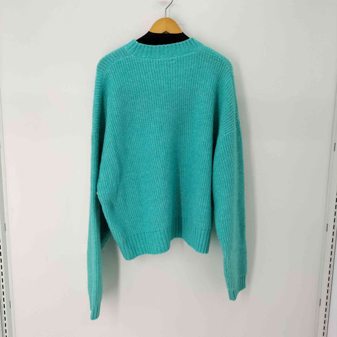 ザラ ZARA テクスチャー ニット モックネック アルパカ混 ニットセーター メンズ import:L