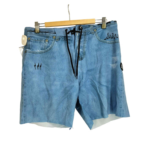 ハーレー Hurley デニム転写ショーツ メンズ 32