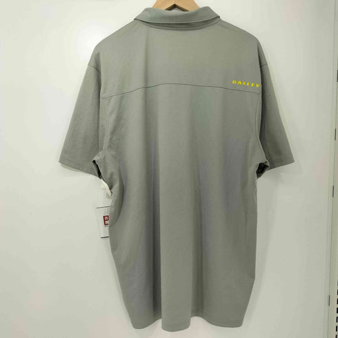 オークリー OAKLEY 総柄 ロゴ プリント ゴルフ ポロシャツ メンズ import:XL