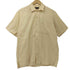 バーバリーロンドン BURBERRY LONDON コットン リネン混 織柄 チェック レギュラーカラー S/S シャツ メンズ import:M