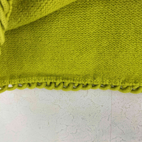 ボッテガヴェネタ BOTTEGA VENETA Acid Green Wool Mini Skirt レディース XS