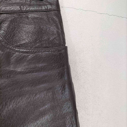 コムサデモードメン COMME CA DU MODE MEN pig leather 本革レザーパンツ メンズ JPN:1