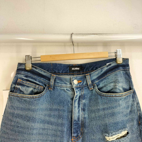 エクストララージ XLARGE CRASH DENIM PANTS メンズ 32