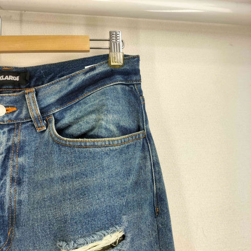 エクストララージ XLARGE CRASH DENIM PANTS メンズ 32