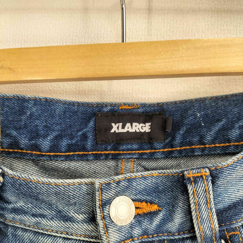 エクストララージ XLARGE CRASH DENIM PANTS メンズ 32