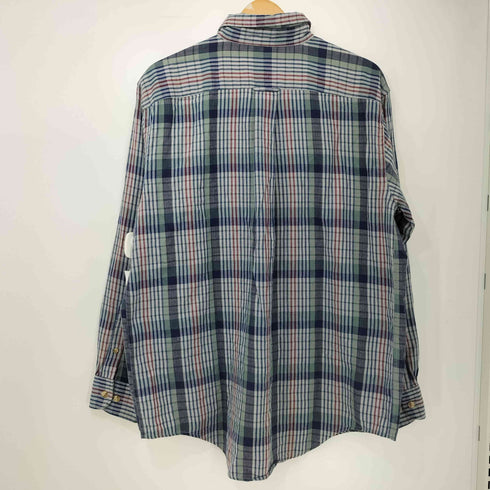 アロー ARROW 80s Tournament Chevella チェック ボタンダウン L/S シャツ メンズ import:L