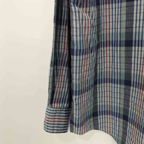 アロー ARROW 80s Tournament Chevella チェック ボタンダウン L/S シャツ メンズ import:L