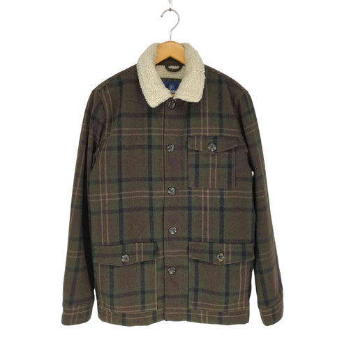 オールドネイビー OLD NAVY チェックランチコート メンズ JPN:M