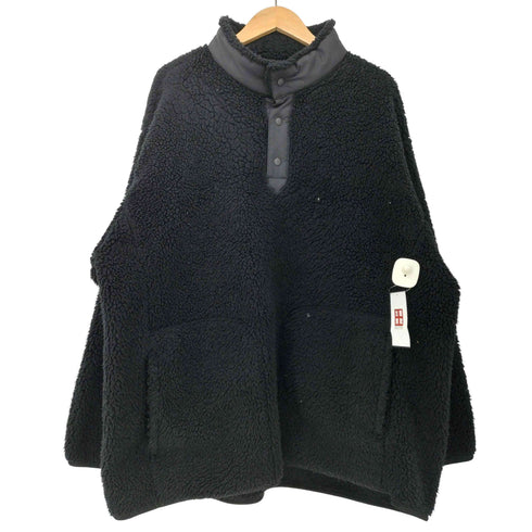 ユニクロ UNIQLO フリースオーバーサイズプルオーバー ブラック 3XL メンズ 3XL