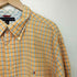 トミーヒルフィガー TOMMY HILFIGER ロゴ刺繍 チェック ボタンダウン L/S シャツ メンズ import:XL