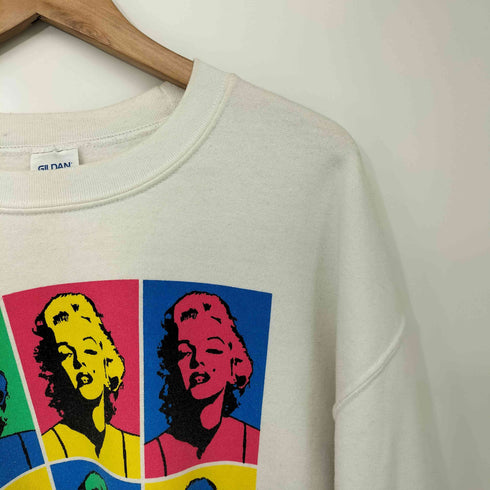 ギルダン GILDAN Marilyn Monroe Print Sweatshirt スウェット メンズ JPN:L