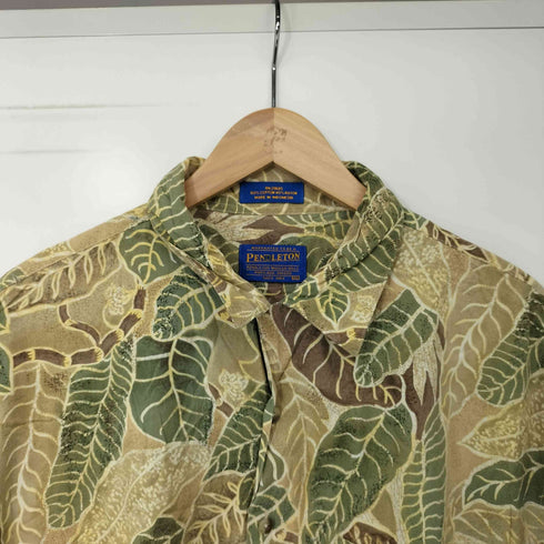 ペンドルトン PENDLETON 総柄 コットンレーヨン オープンカラー アロハ シャツ メンズ JPN:XL