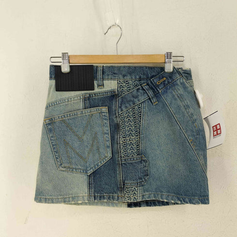 マークジェイコブス MARC JACOBS Patchwork Denim Mini Skirt レディース 24