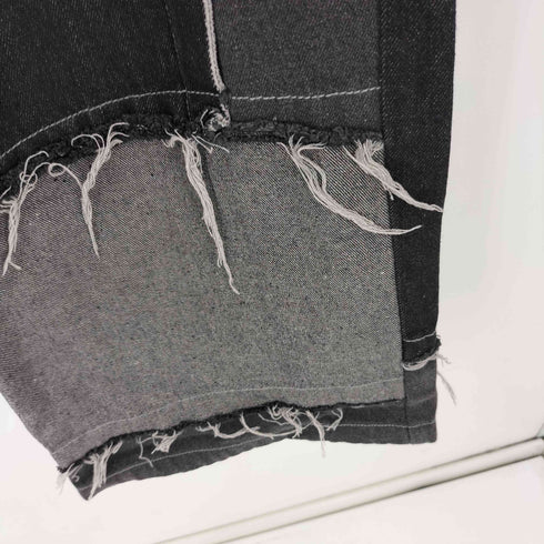 ツギハギ パッチワークデニムパンツ メンズ L