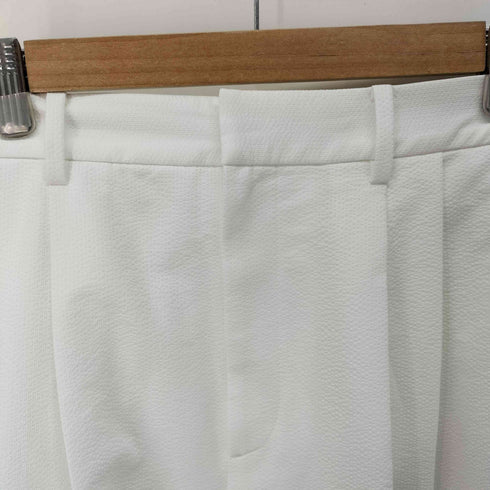 ユナイテッドアローズ UNITED ARROWS エアリー タック テーパードパンツ WHITE レディース JPN:38