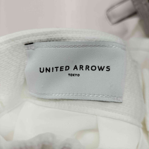 ユナイテッドアローズ UNITED ARROWS エアリー タック テーパードパンツ WHITE レディース JPN:38