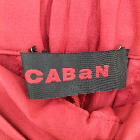 キャバン CABaN ストレッチコットンタイプライター ワイドパンツ レディース XS
