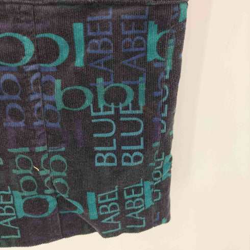 バーバリーブルーレーベル BURBERRY BLUE LABEL モノグラム サイドポケットスカート レディース 38